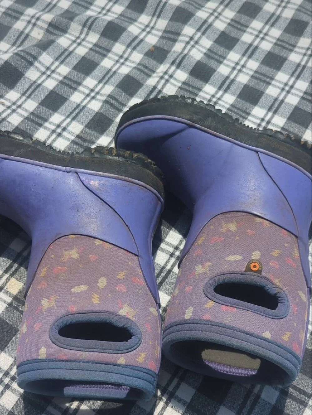 Kids Bogs Purple Rain Boots